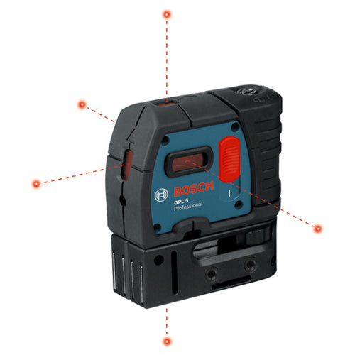 Bosch Five Point Self Leveling Alignment Laser GPL 5 