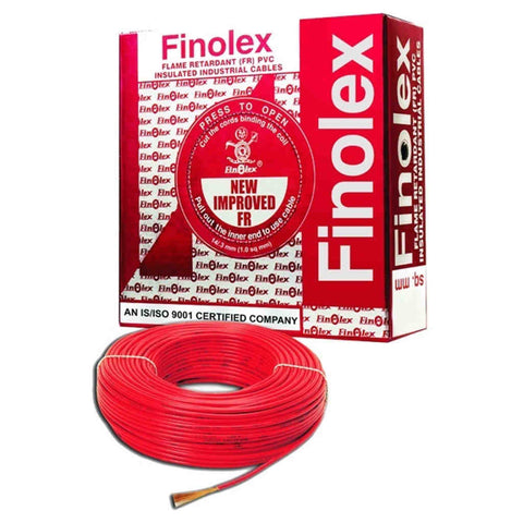 Finolex Flame Retardant FR PVC Insulated Industrial Cable 90m 1 Sq.mm 10313 