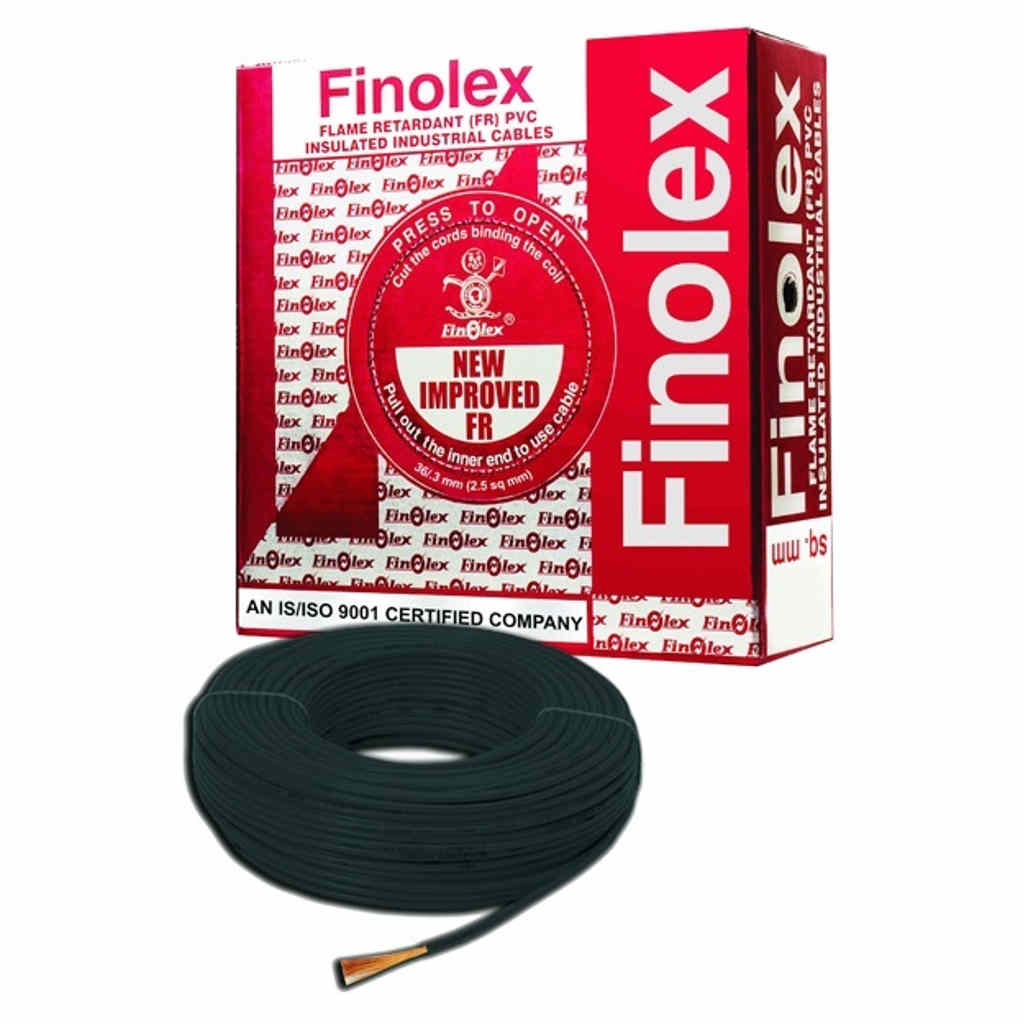 Finolex Flame Retardant FR PVC Insulated Industrial Cable 90m 4 Sq.mm 10316