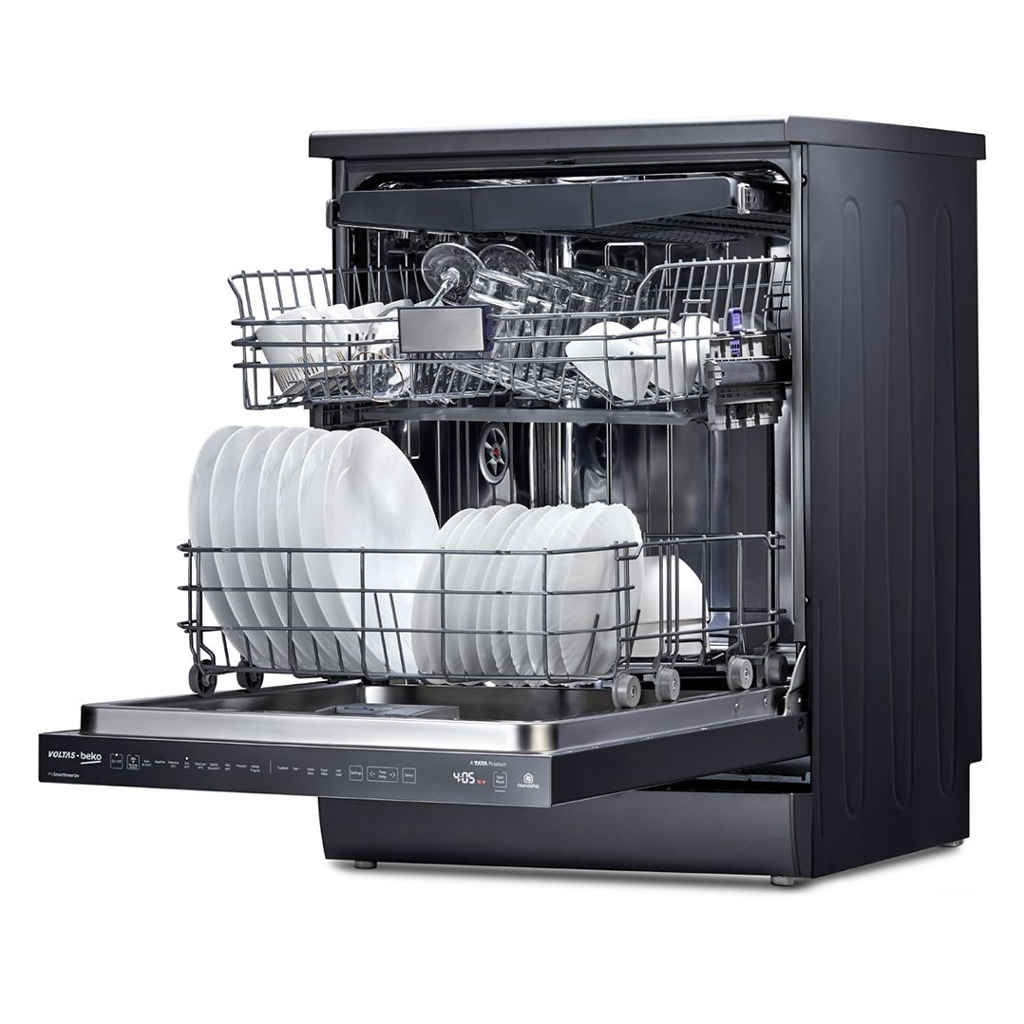 Voltas Beko 15 PS Full Size Dishwasher Anthracite DF15A