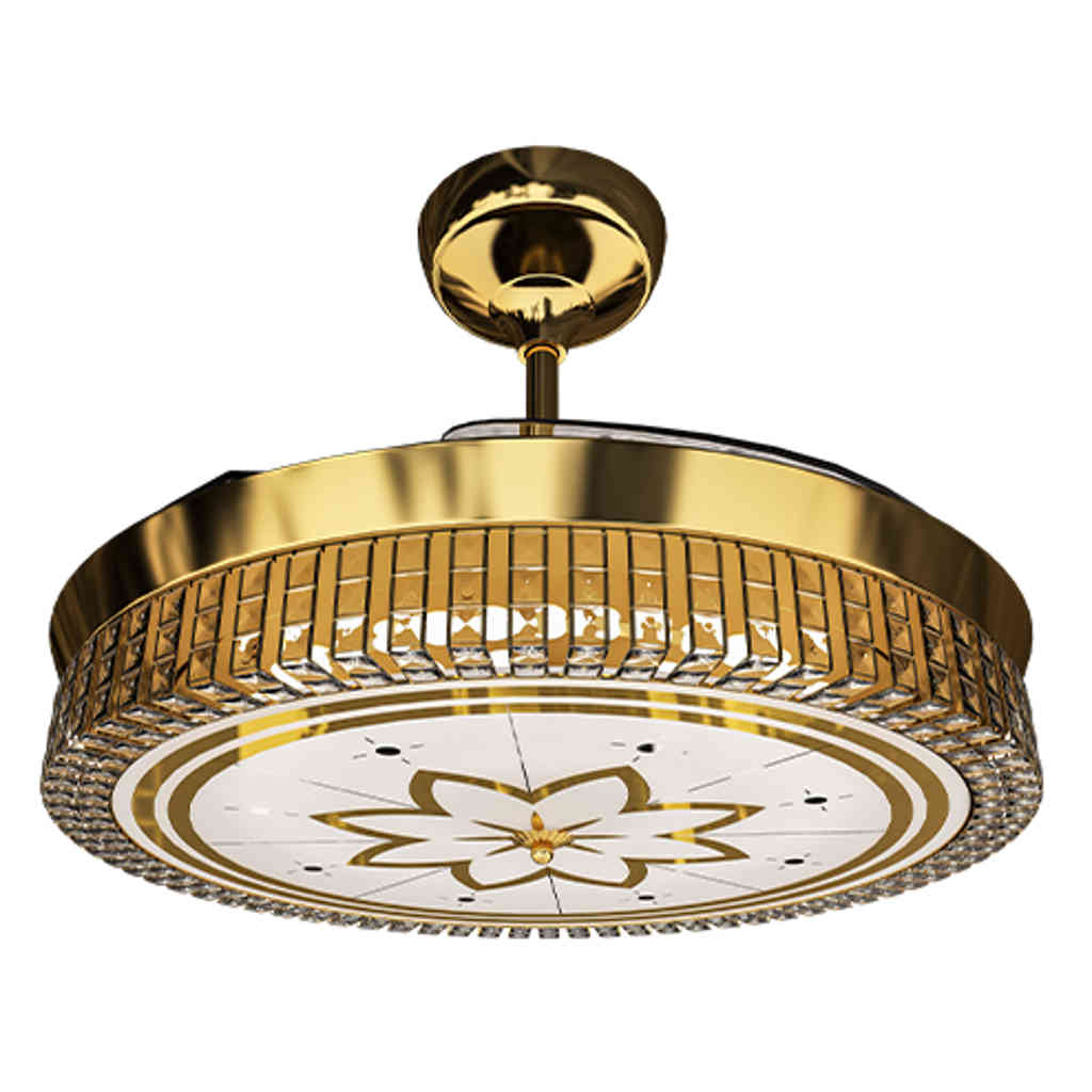 Orient Electric Eleganza EZ-01 Air Circulating Chandelier Fan 1200mm Gold