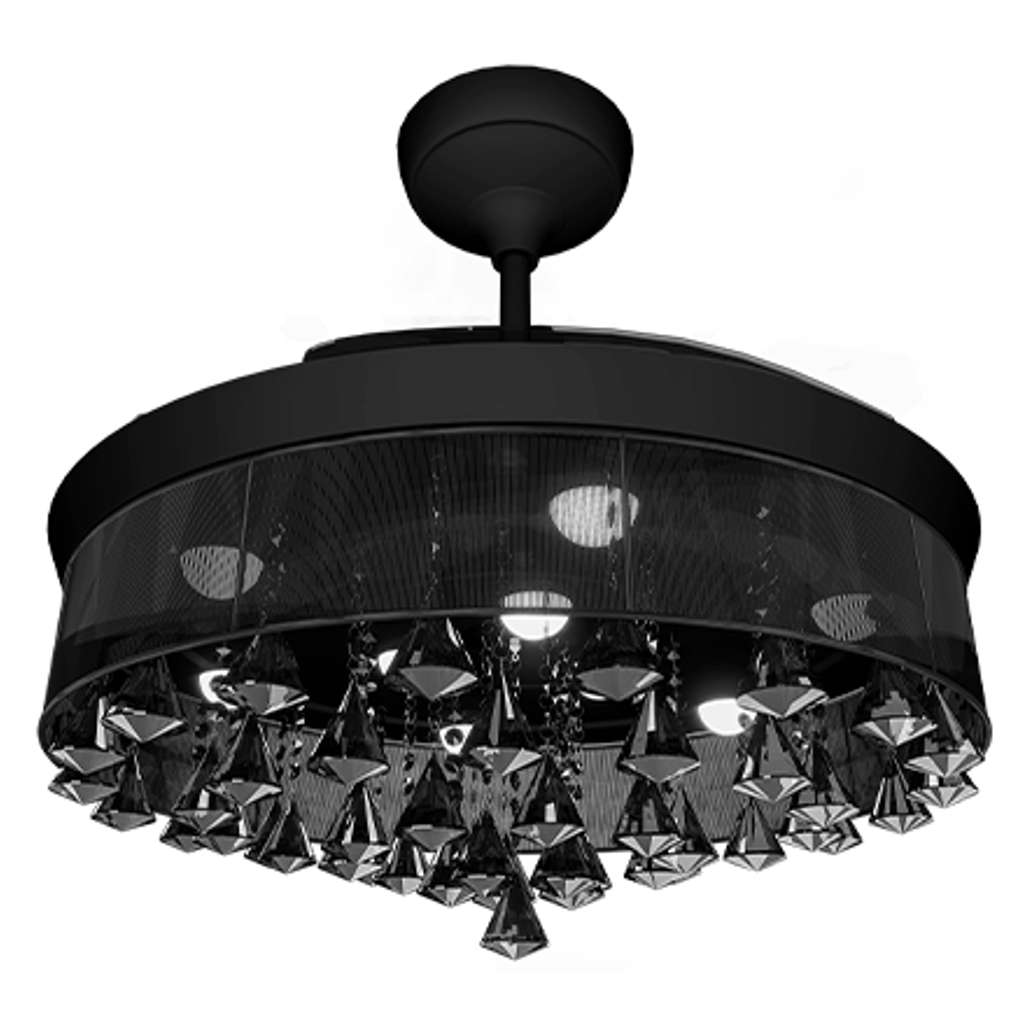 Orient Electric Eleganza EZ-03 Air Circulating Chandelier Fan 1200mm Black