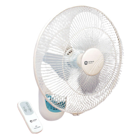 Orient Electric Wall 49 With Remote Wall Fan 400mm White 