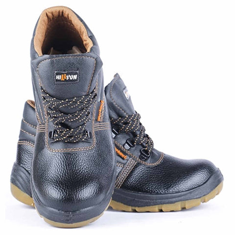 Hillson Workout High Ankle Safety Shoe With Double Density Black 