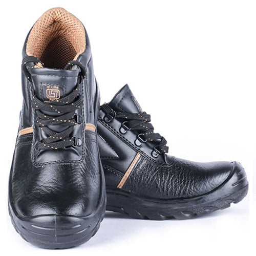 Hillson Apache Safety Shoe With Single Density Black 