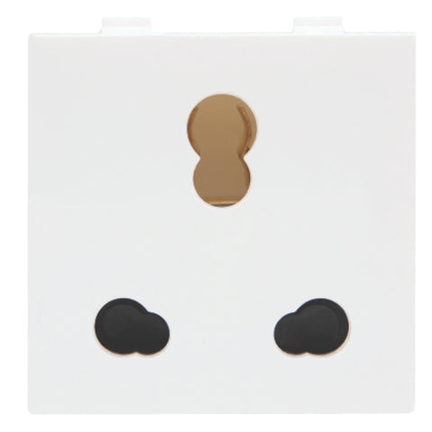 Indoasian Elvira 3 Pin Socket 6/16A 800122 