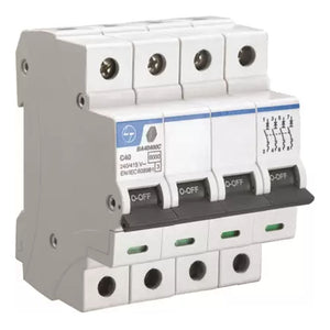 L&T [ Lauritz Knudsen ] Miniature Circuit Breaker C Curve Four Pole 6A-63A