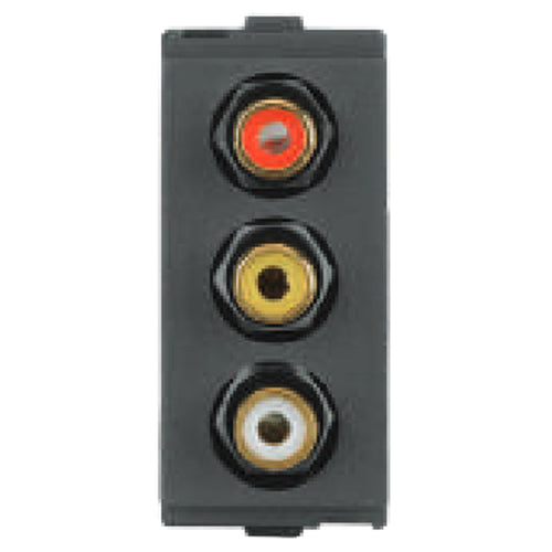 L&T Englaze RCA Connector 1M Mountain Grey CB92201TM00 