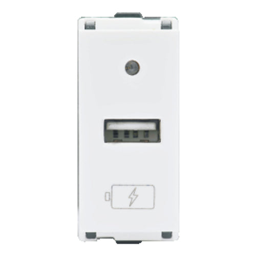 L&T Entice USB Charger 2A 1M White CB91101AW02 