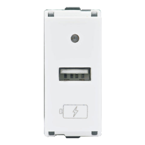 L&T Entice USB Charger 2A 1M White CB91101AW02 