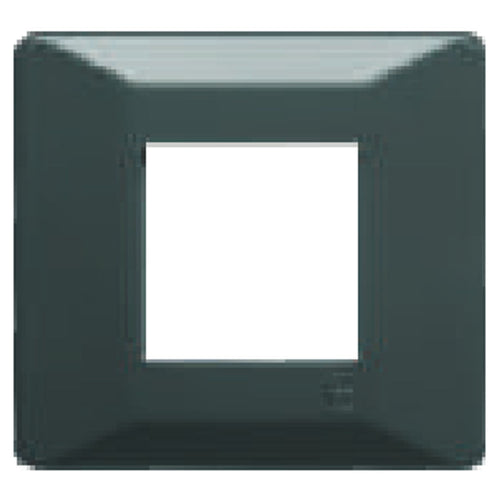 L&T Entice Cover Plate Without Grid Frame Vivid Shades Eco Grey 1-18Module 