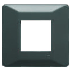 L&T Entice Cover Plate Without Grid Frame Vivid Shades Eco Grey 1-18Module 
