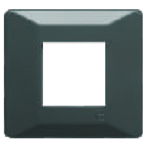L&T Entice Cover Plate Without Grid Frame Vivid Shades Eco Grey 1-18Module 
