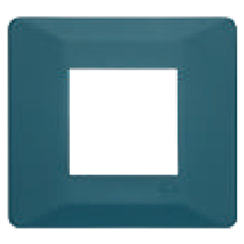 L&T Entice Cover Plate Without Grid Frame Vivid Shades Bottle Green 1-18Module 