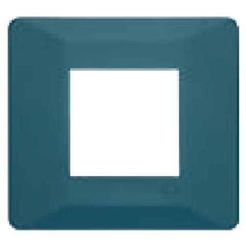 L&T Entice Cover Plate Without Grid Frame Vivid Shades Bottle Green 1-18Module 