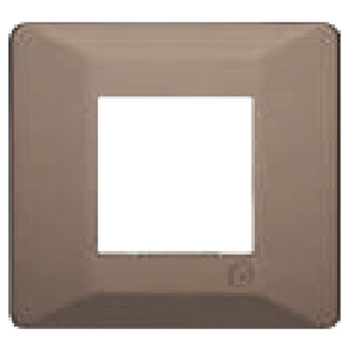 L&T Entice Cover Plate Without Grid Frame Vibrant Shades Rustic Gold 1-18Module 