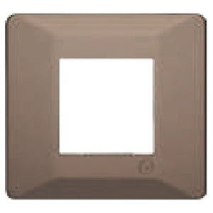 L&T Entice Cover Plate Without Grid Frame Vibrant Shades Rustic Gold 1-18Module 