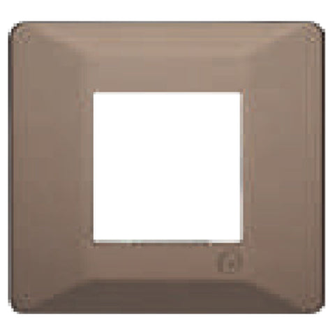 L&T Entice Cover Plate Without Grid Frame Vibrant Shades Rustic Gold 1-18Module 