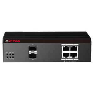 CP Plus PoE Switch With 2 Gigabit Fiber 4 Port CP-ANW-GPI4F2-46 