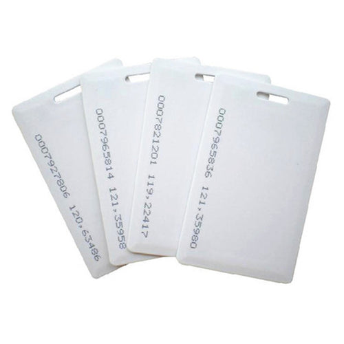 Time Office Clampshell Proximity Thick Cards White 