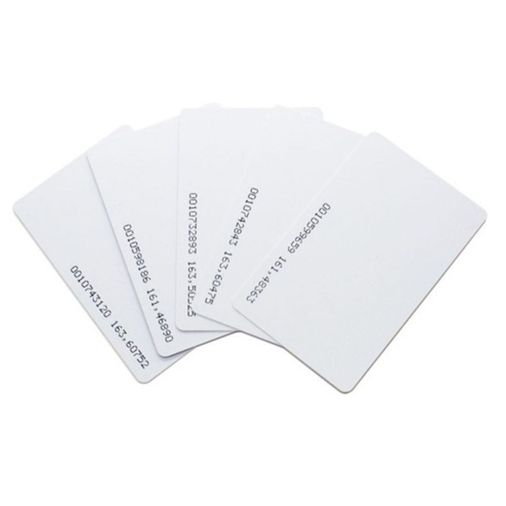 Time Office Proximity RFID Thin Cards White 