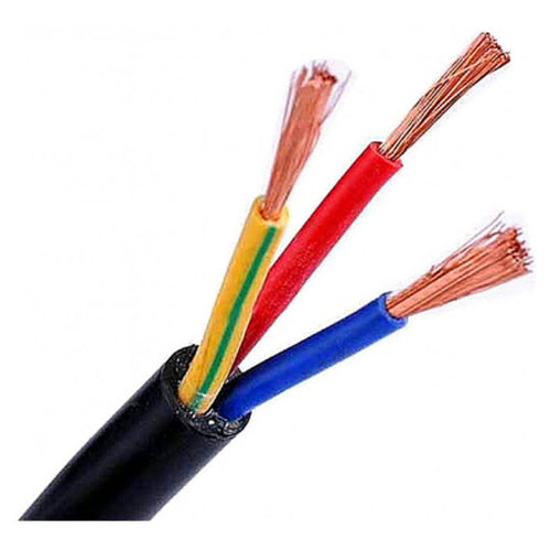 Khaitan Supreme 3 Core Round PVC Insulated FR PVC Copper Conductor 90m 