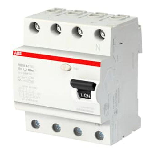 ABB FB200 Series Residual Current Circuit Breaker 4P 40A 
