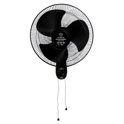Almonard Super Wind High Speed Wall Fan 16Inch 400mm Black 