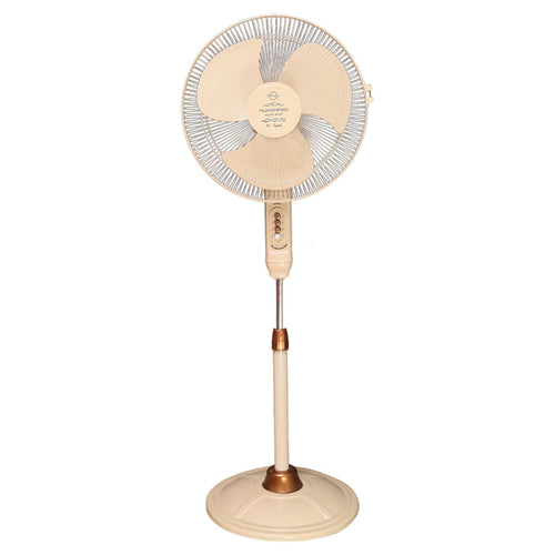 Almonard Super Wind High Speed Pedestal Fan 16Inch 400mm Beige & White 