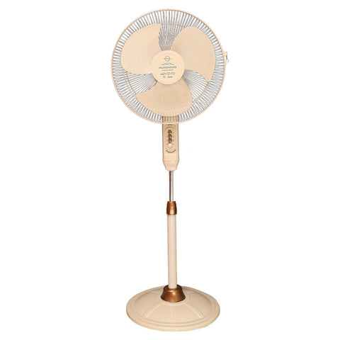Almonard Super Wind High Speed Pedestal Fan 16Inch 400mm Beige & White 
