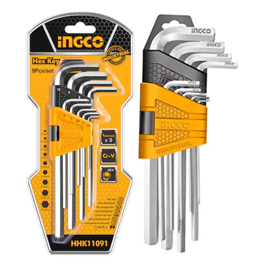 Ingco Hex Key 1.5-10mm HHK11091