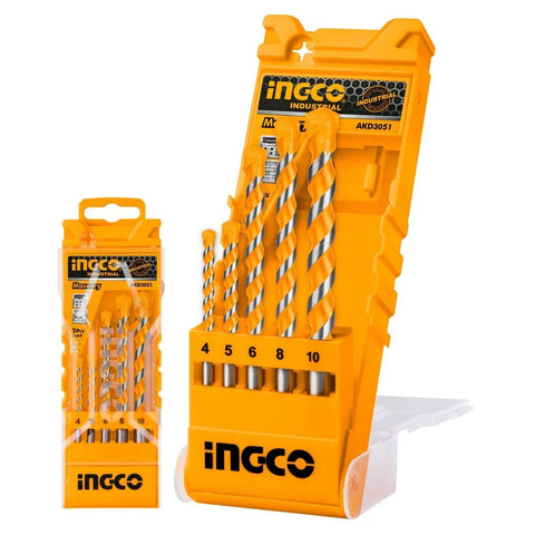 Ingco Masonry Drill Bits Set 5Pcs AKD3051 