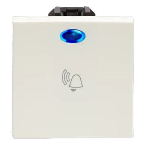 ABB IIS206BL BL Mega Bell Switch With Indicator 6A White 1SYK100001A1005 