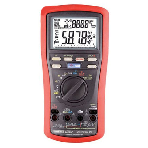 Kusam-meco True RMS Digital Insulation Multimeter KM 878 