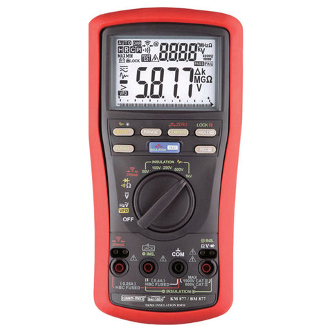 Kusam-meco True RMS Digital Insulation Multimeter KM 877 