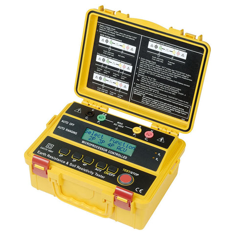 Kusam-meco Digital 4 Wire Earth Resistance Tester KM 4234ER 