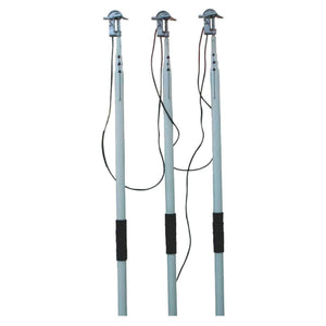 Kusam-meco Three Phase Highly Insulated FRP Telescopic Earth / Discharge Rod 66-132KV 