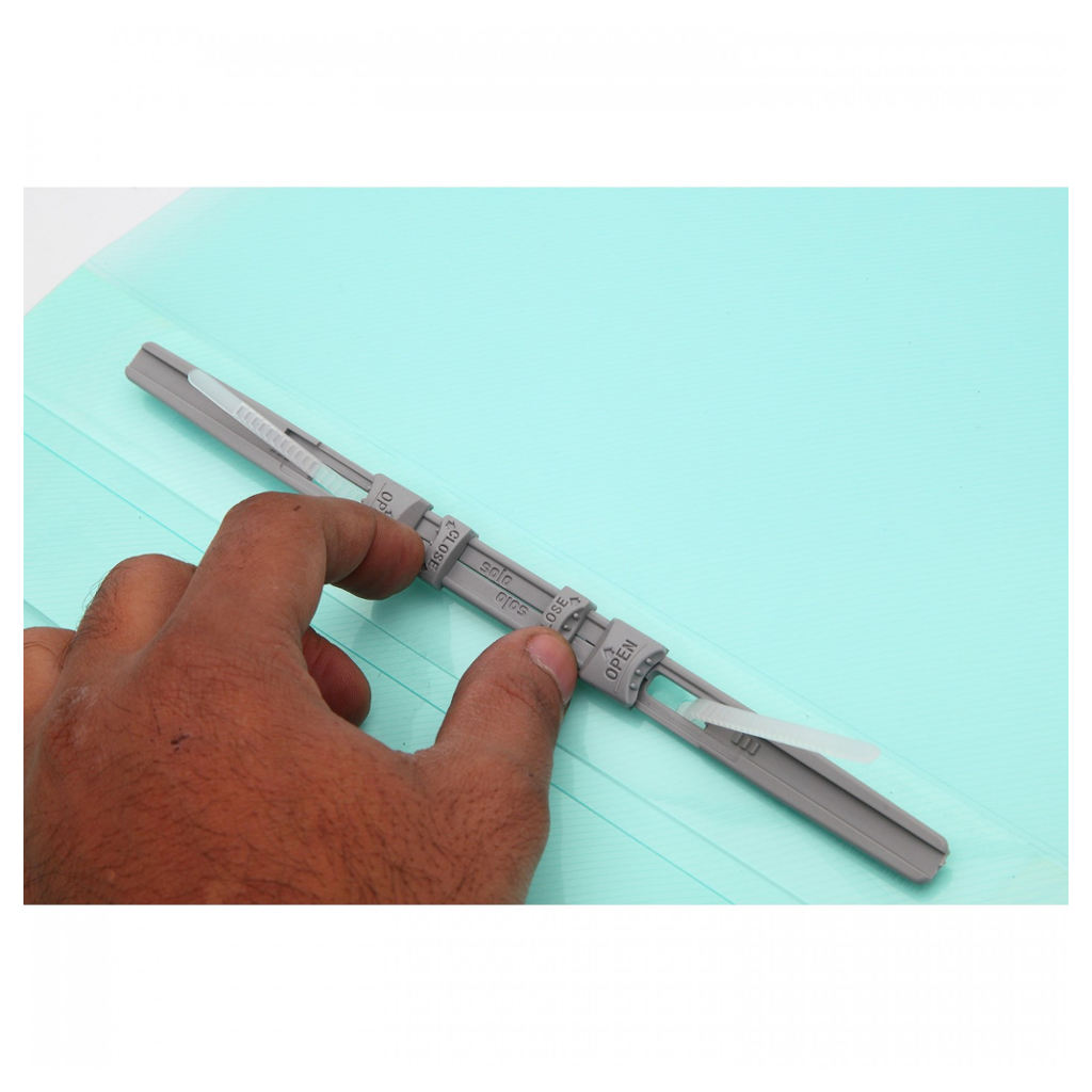 Solo Report File Super Line Transparent Blue F/C RF111