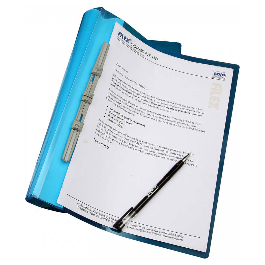 Solo Report File Blue F/C RF111 