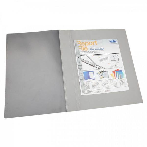 Buy Solo Report File With Transparent Top Grey A4 RF102 Online at ...