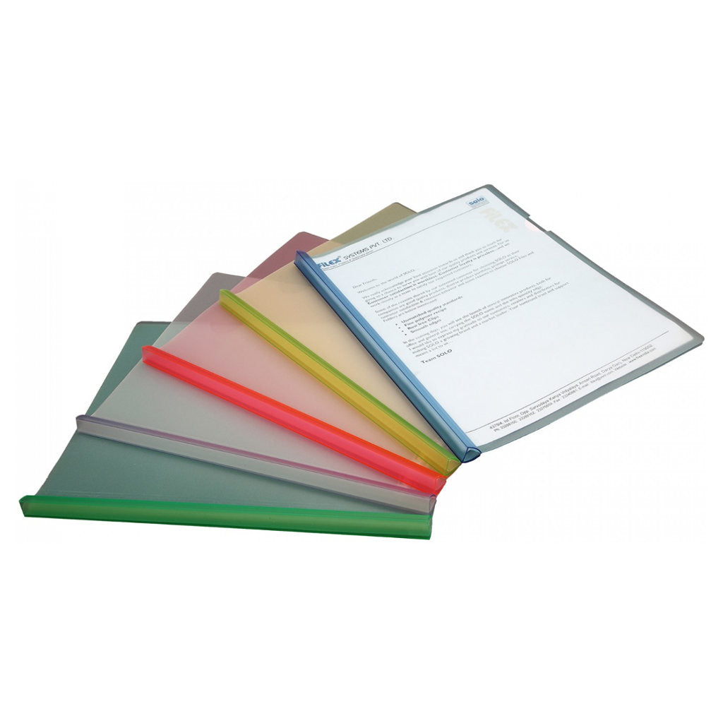 Solo Report Cover With Strip File A4 RC002