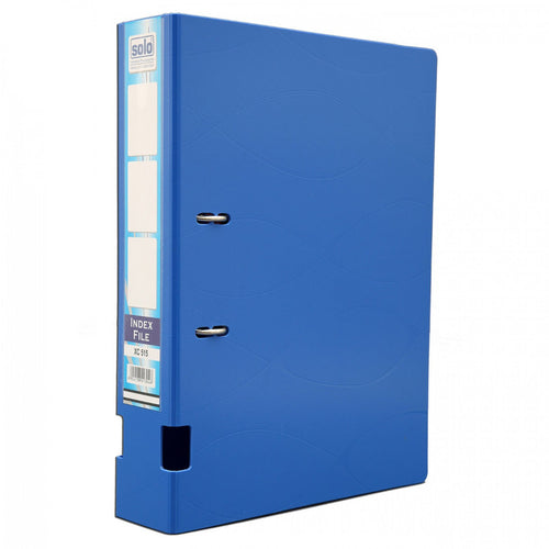 Solo Index Box File With Polymer Plastic Sheet Blue F/C XC515 