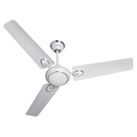 Havells Fusion Decorative Ceiling Fan 1050mm Pearl White-Silver 