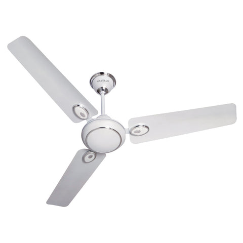 Havells Fusion Decorative Ceiling Fan 1200mm Pearl White-Silver 