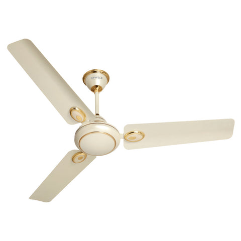 Havells Fusion Decorative Ceiling Fan 1200mm Pearl Ivory-Gold 