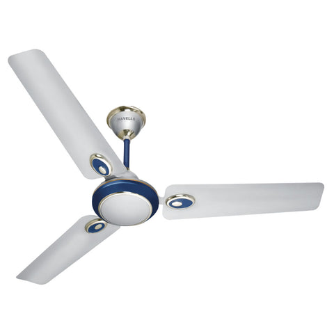 Havells Fusion Decorative Ceiling Fan 1200mm Silver Blue 