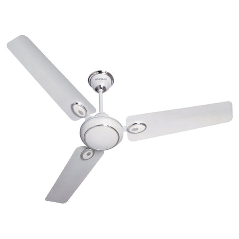 Havells Fusion Decorative Ceiling Fan 1400mm Pearl White-Silver 