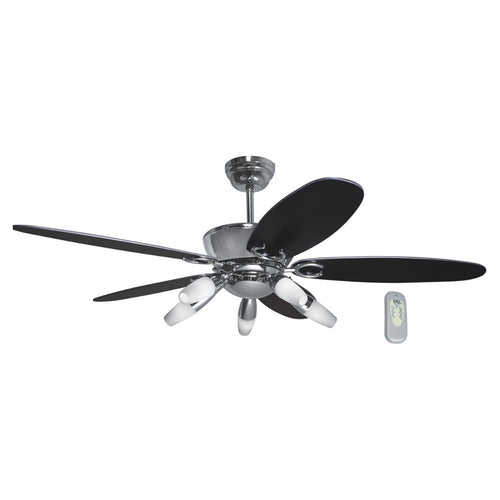 Havells Aureus Ceiling Fan With Under Light 1320mm Chrome Plated 