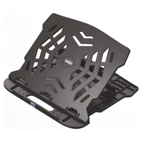 Solo Portable Laptop Stand With 7 Adjustment Levels Black LS101 