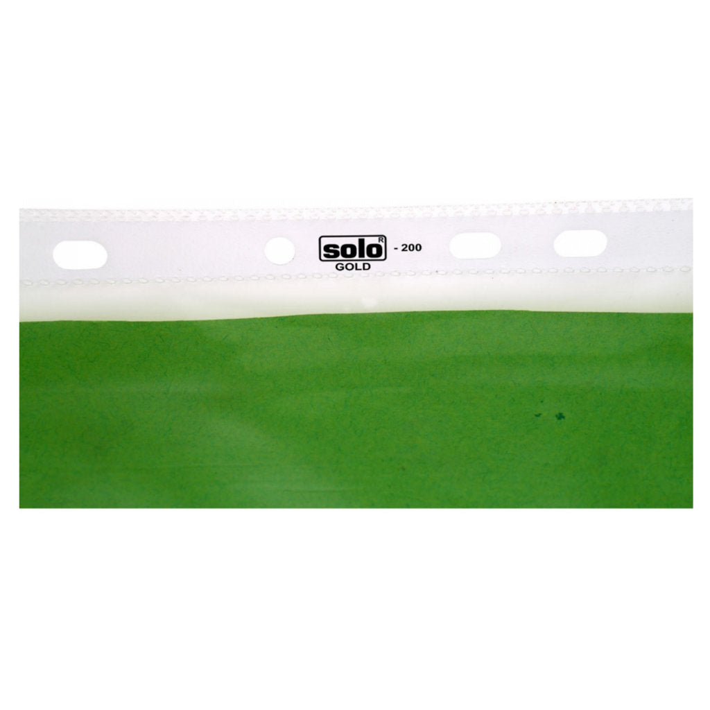 Solo Sheet Protector With Gold 200 Microns Clear A4 SP103